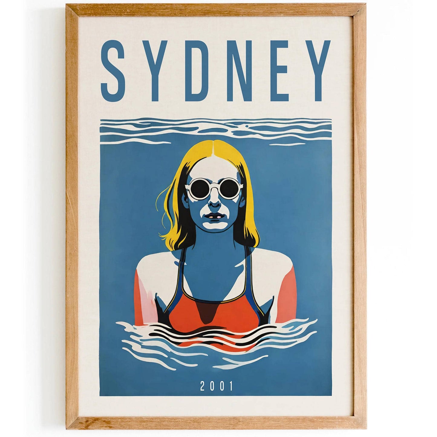 Sydney 2001 Retro Australia Poster