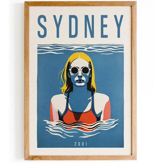 Sydney 2001 Retro Australia Poster