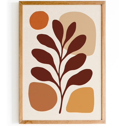 Modern Aesthetic Leaf Poster 2025