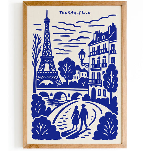 Paris The City of Love Poster