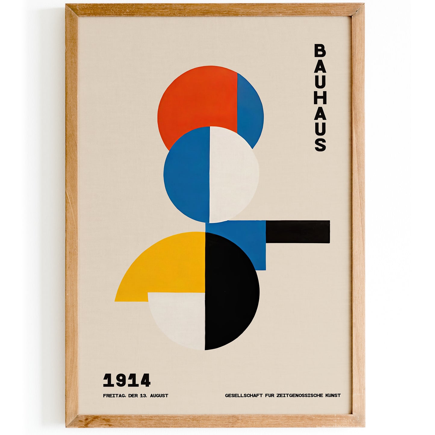 Bauhaus 1914 Circies Poster