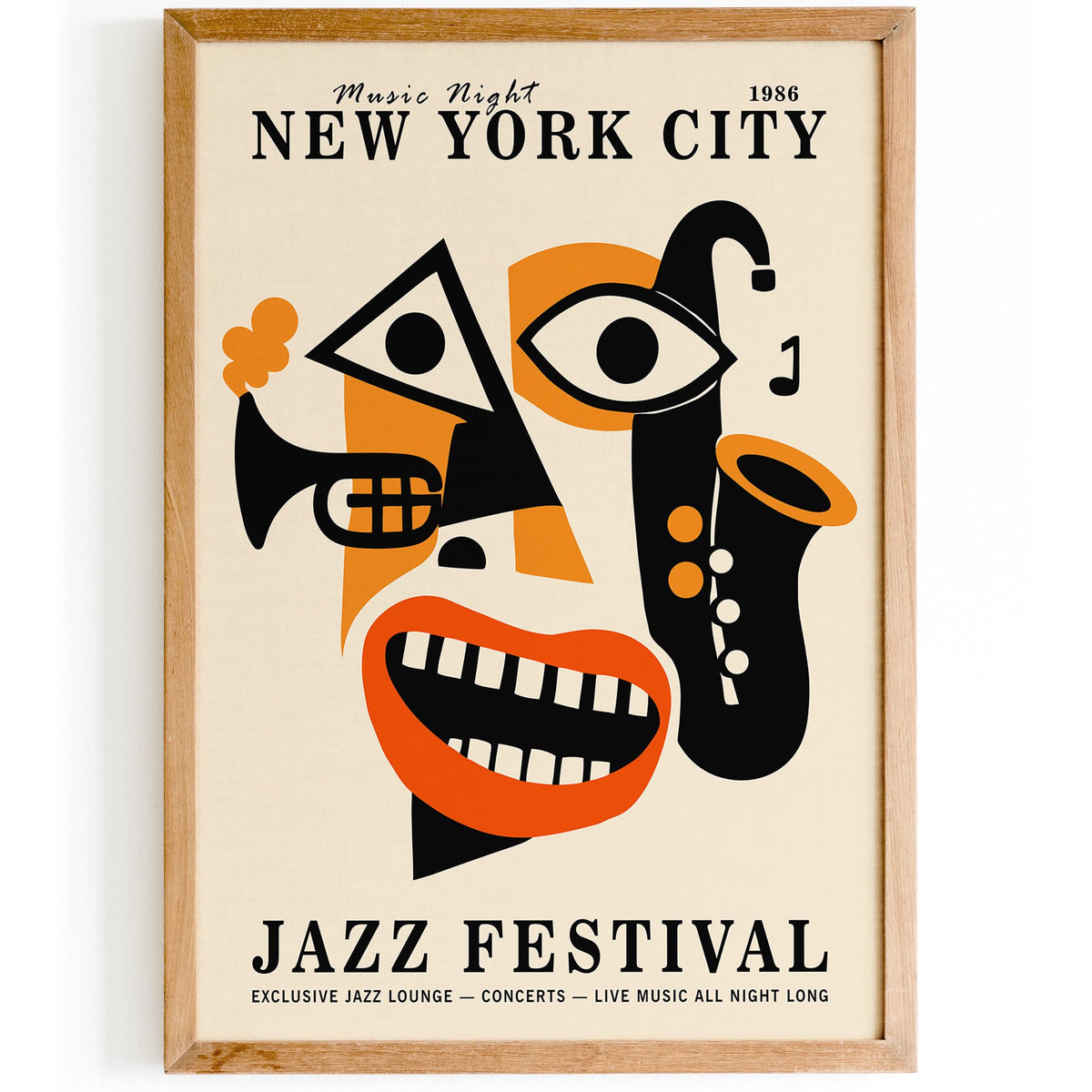 Jazz Night Music Poster