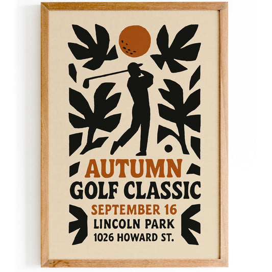 Autumn Golf Classic Poster