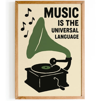 Universal Music Gramophone Poster