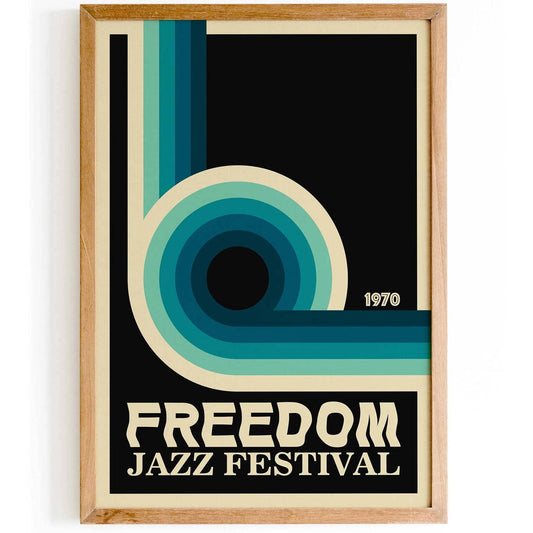 Freedom Jazz Festival 1970 Poster
