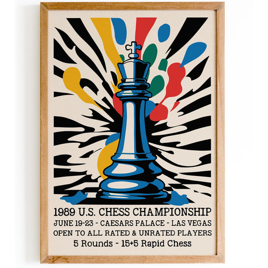 1989 U.S. Chess Championship Poster