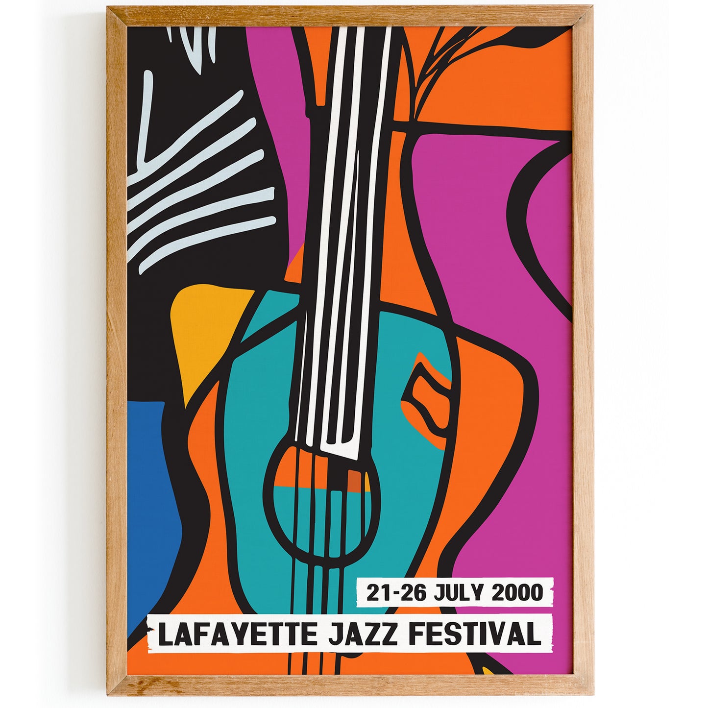 Lafayette 2000 Jazz Festival Poster