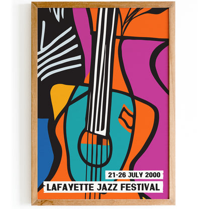 Lafayette 2000 Jazz Festival Poster