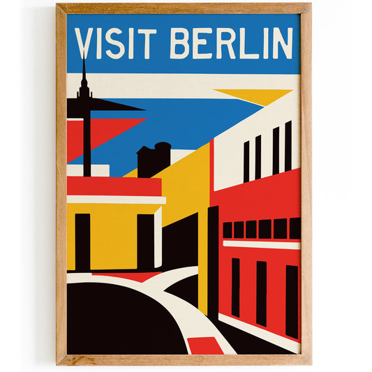 Minimal Berlin Travel Poster