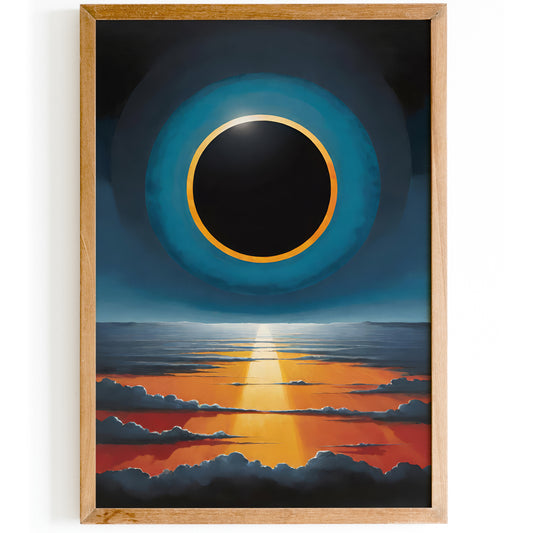 Total Eclipse Modern Art Print