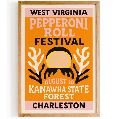 Pepperoni Roll Festival Poster