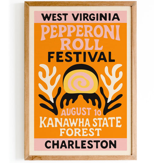 Pepperoni Roll Festival Poster