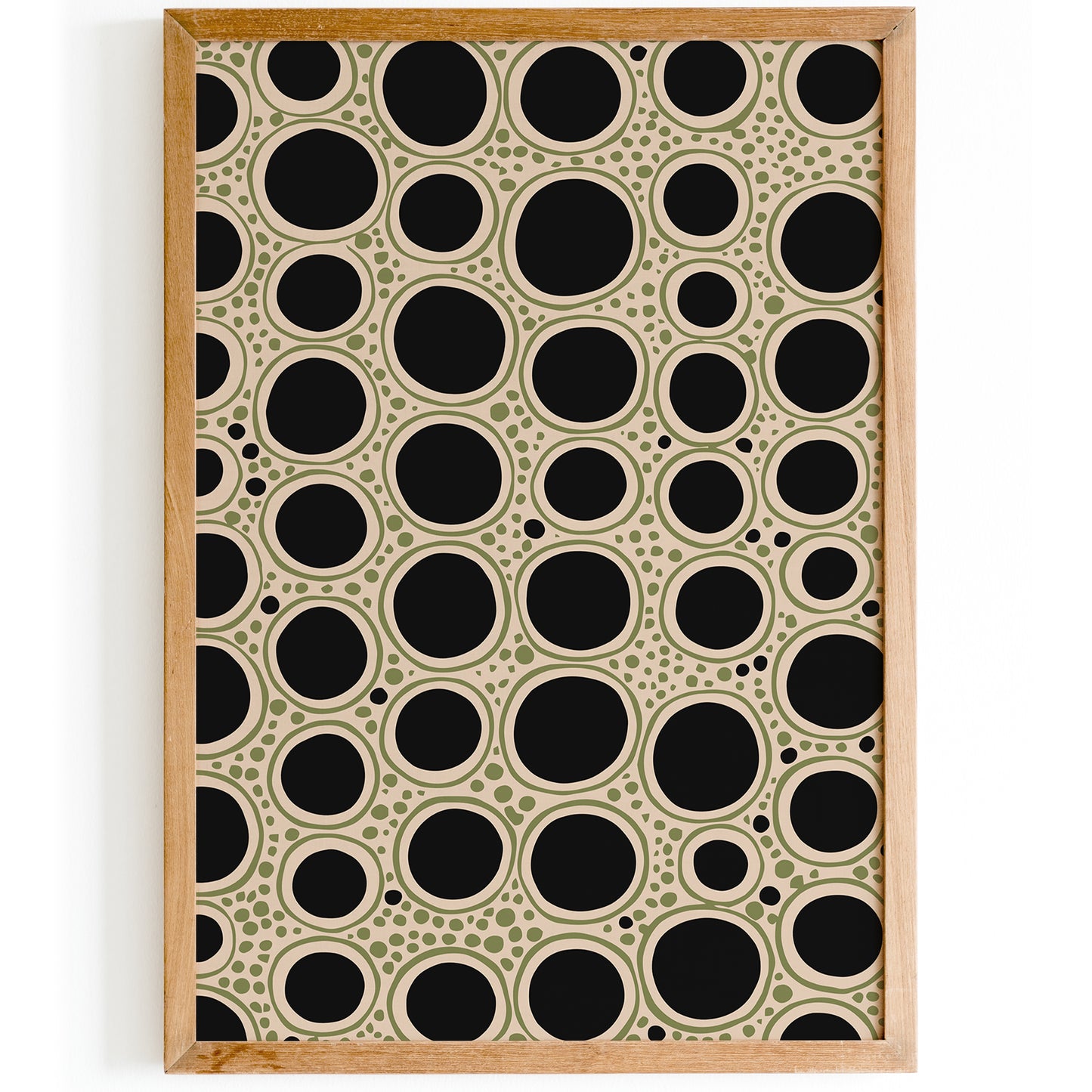 Black Dots Farmhouse Wall Art