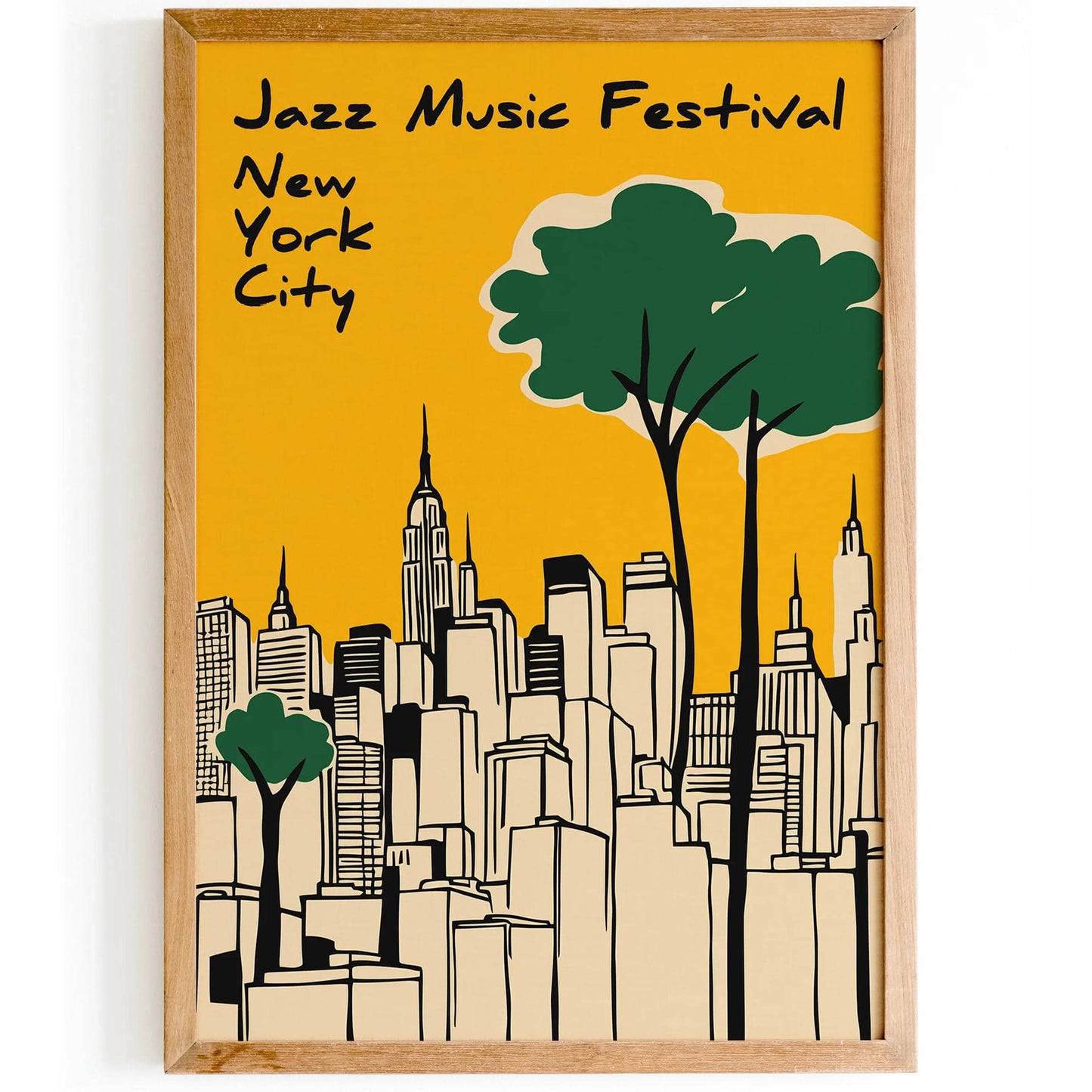 Jazz Music Festival New York City Poster