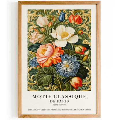 Motif Classique William Morris Victorian Poster