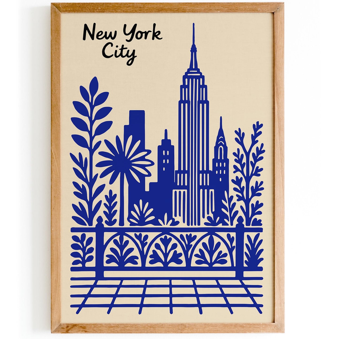 New York City Blue Poster