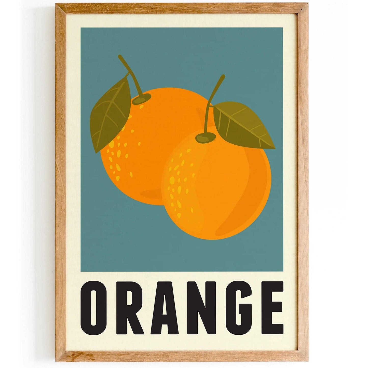 Minimalist Orange Poster
