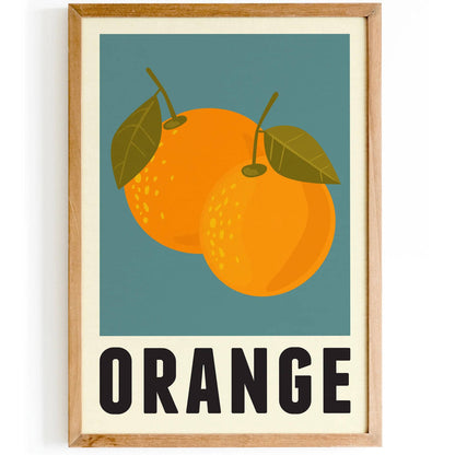Minimalist Orange Poster