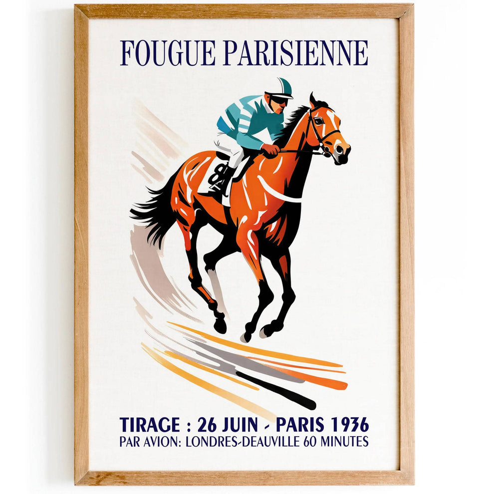 Vintage Horse Racing French Poster – HypeSheriff