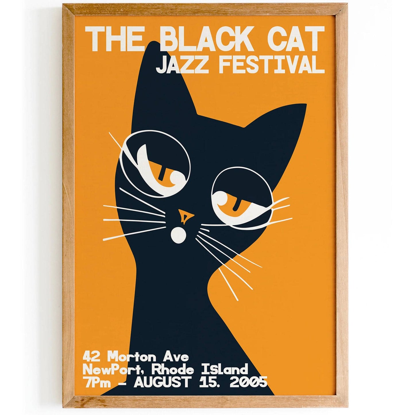 The Black Cat Jazz Festival Poster - HypeSheriff