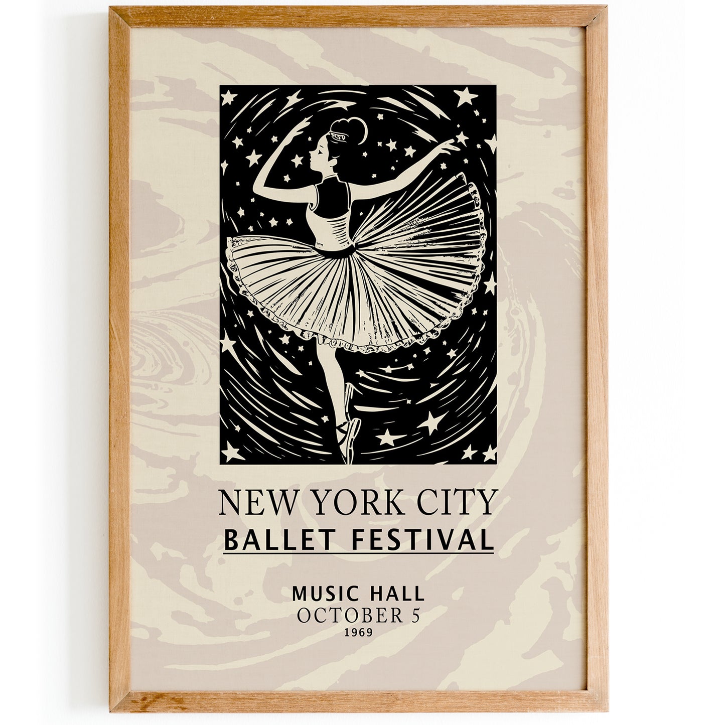 NYC 1969 Ballet Festival Poster