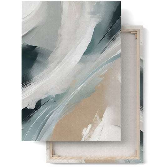 Neutral Expression: Abstract Canvas Print