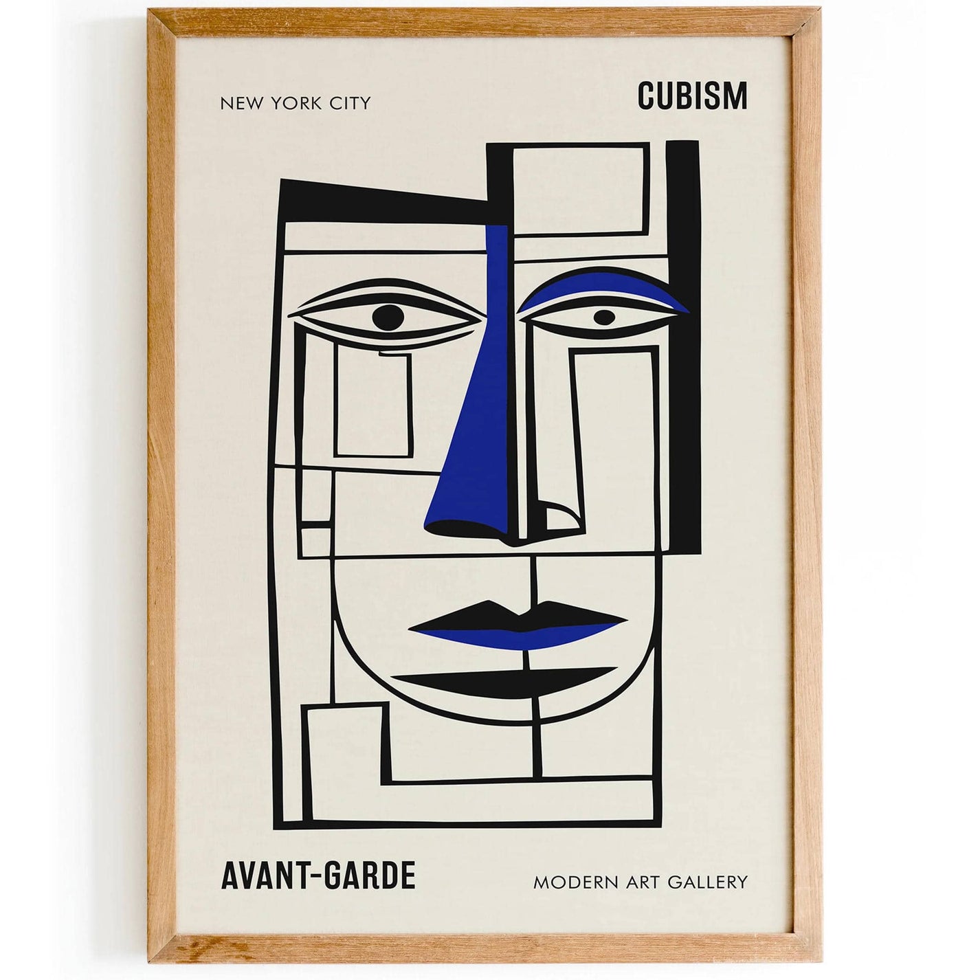 Cubism Picasso Inspired Face Poster – HypeSheriff
