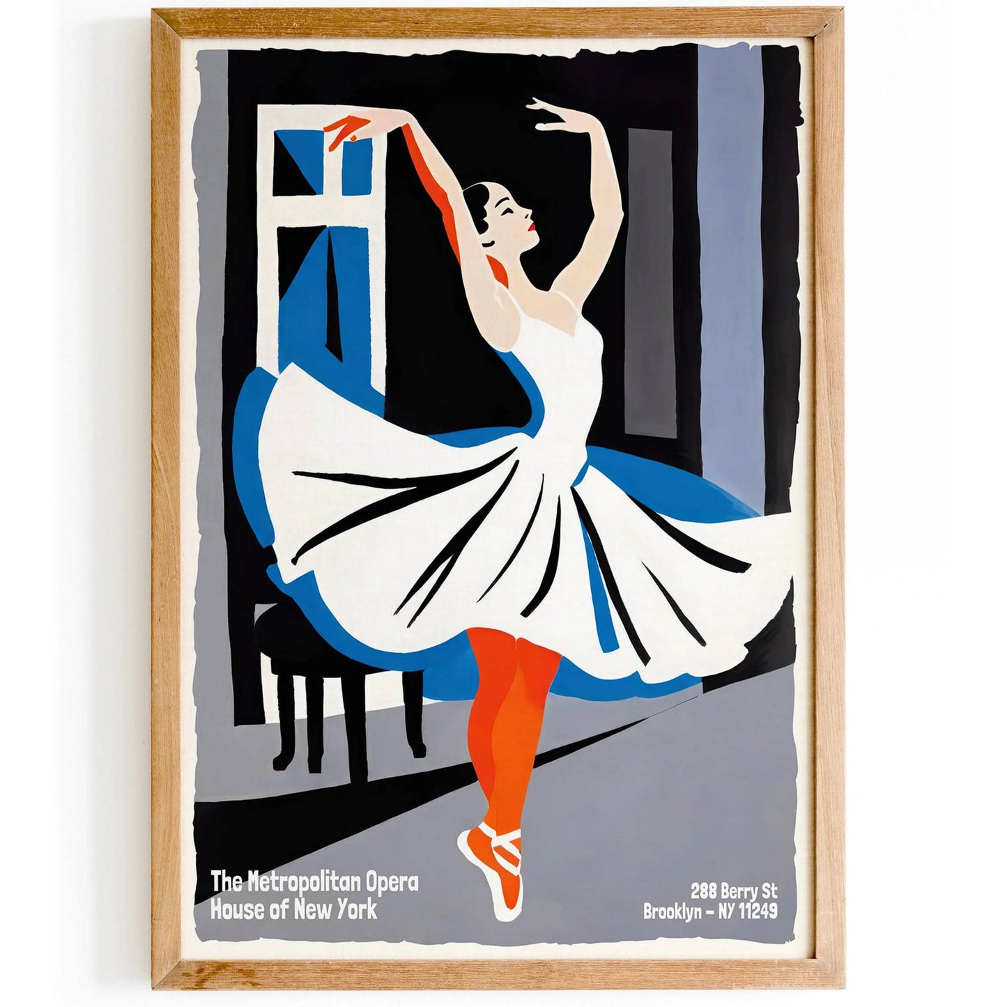 Metropolitan Opera House of New York Ballet Poster