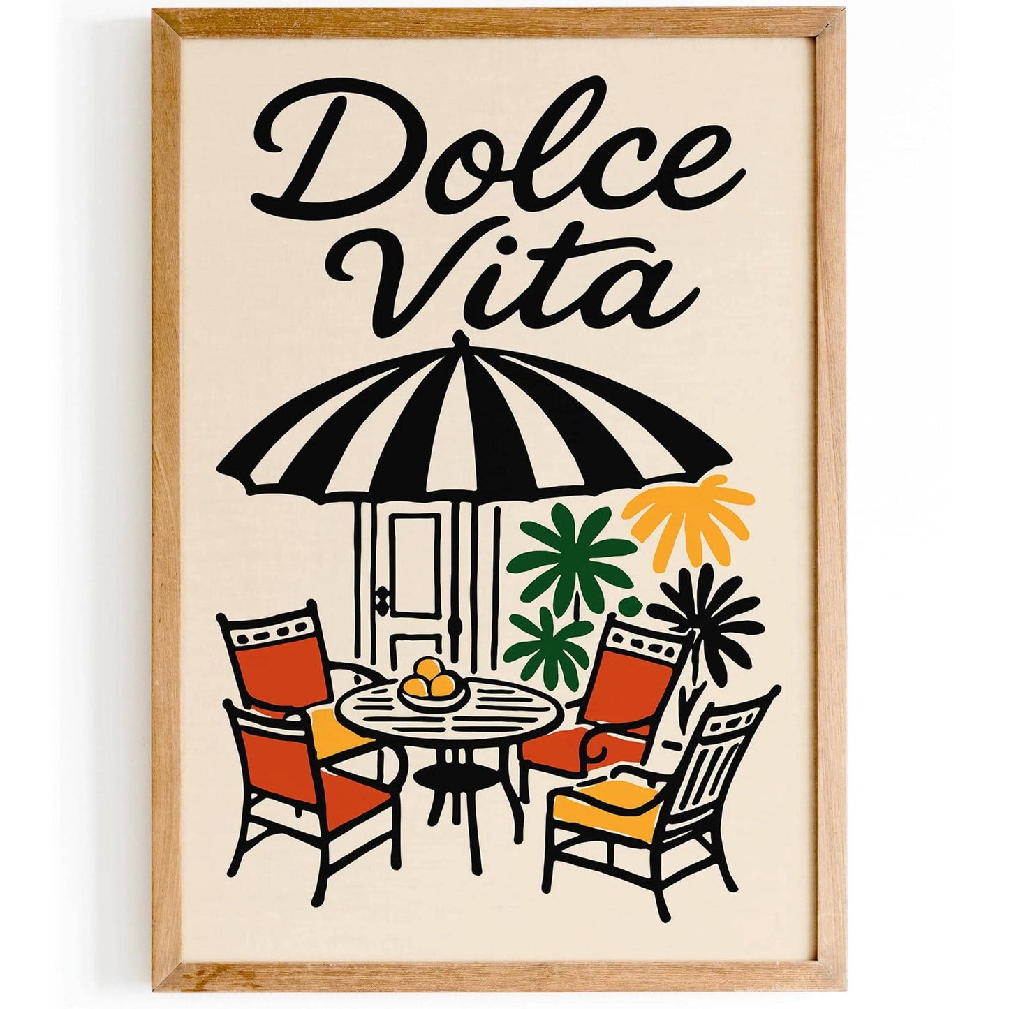 Dolce Vita Poster - Summer Italian Art Print