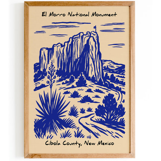 El Morro National Monument Poster