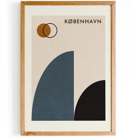 Copenhagen Abstract Print - HypeSheriff