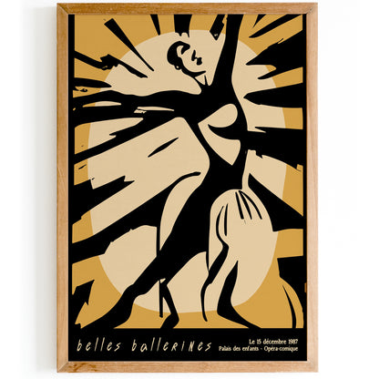 French 1987 Ballerina Wall Art