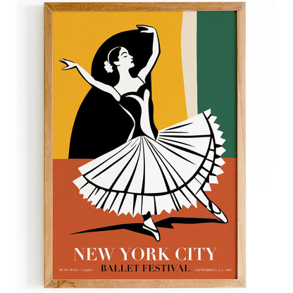 NYC Ballet Poster Print