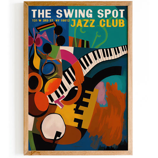 The Swing Spot - NYC Jazz Club Poster