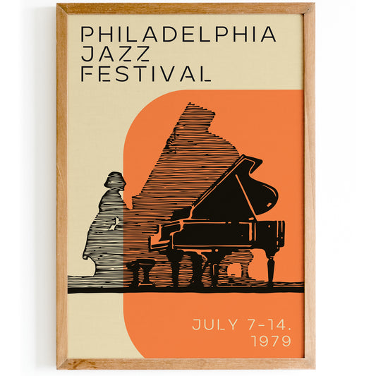 Philadelphia 1979 Jazz Festival Poster