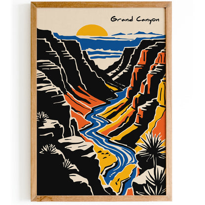 Arizona Geand Canyon Travel Poster