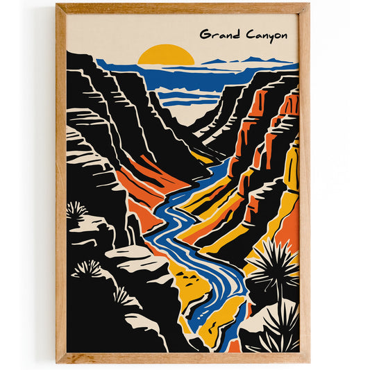 Arizona Geand Canyon Travel Poster