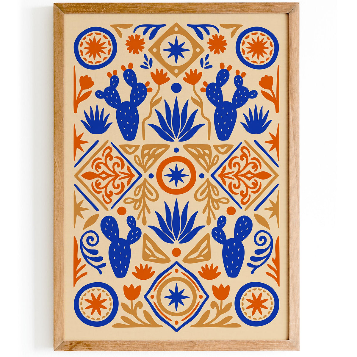 Mexican Abstract Nature Wall Art Poster