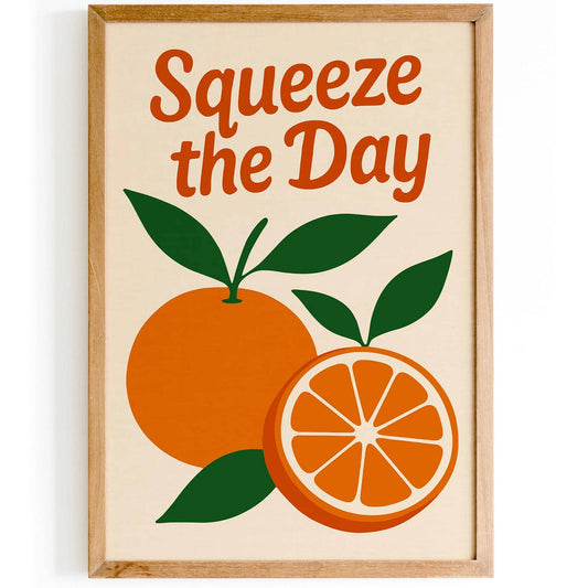 Squeeze the Day Poster - Oranges Art Print