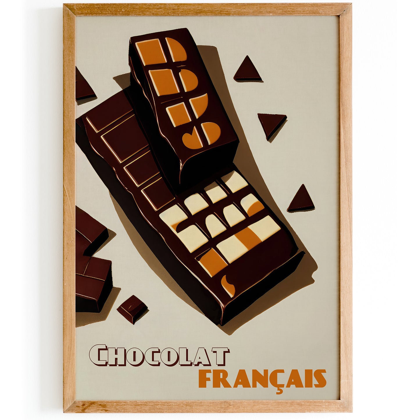 French Chocolate Vintage Poster