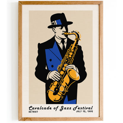 Detroit Jazz Music Festival Poster