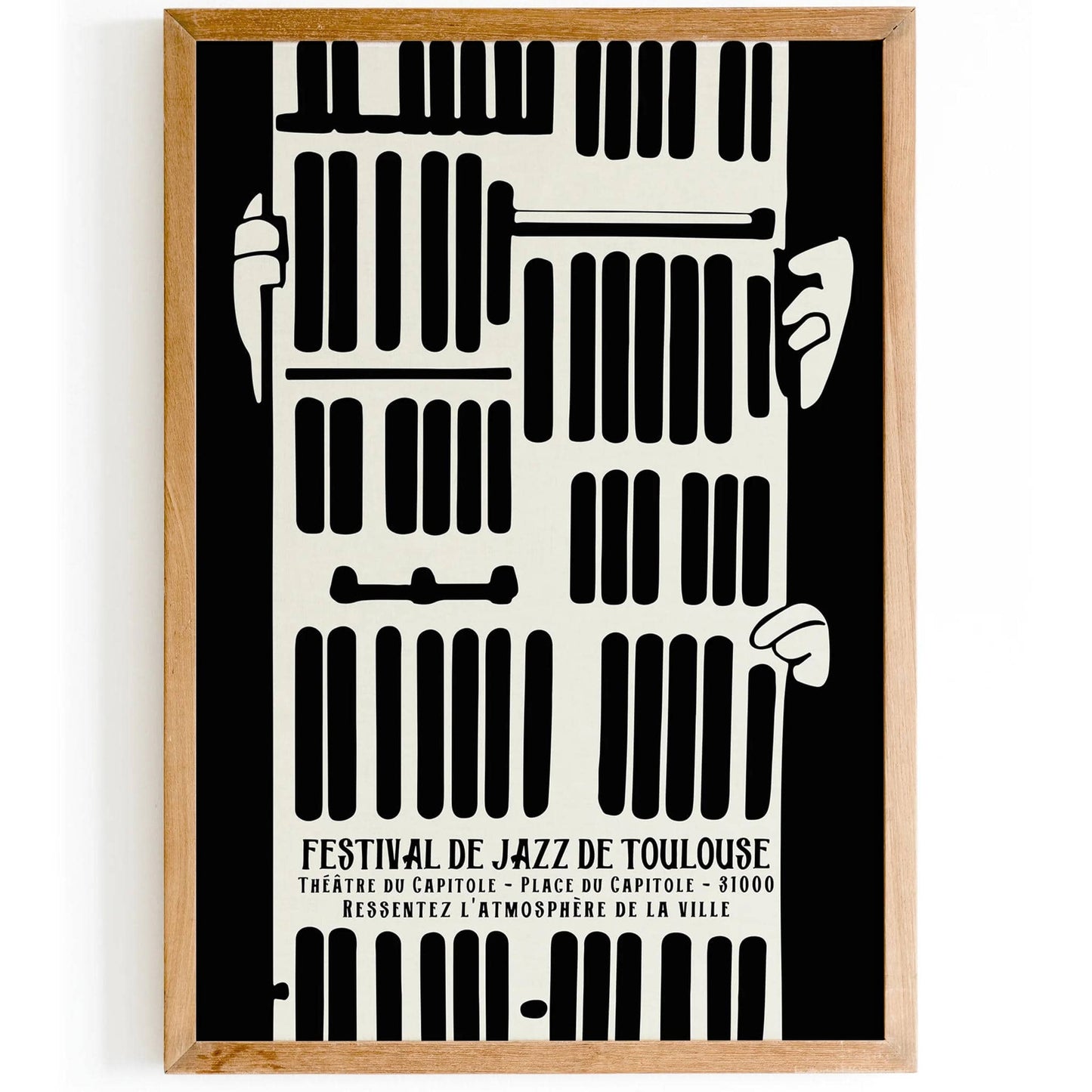 Frestival De Jazz De Toulouse Vintage Poster