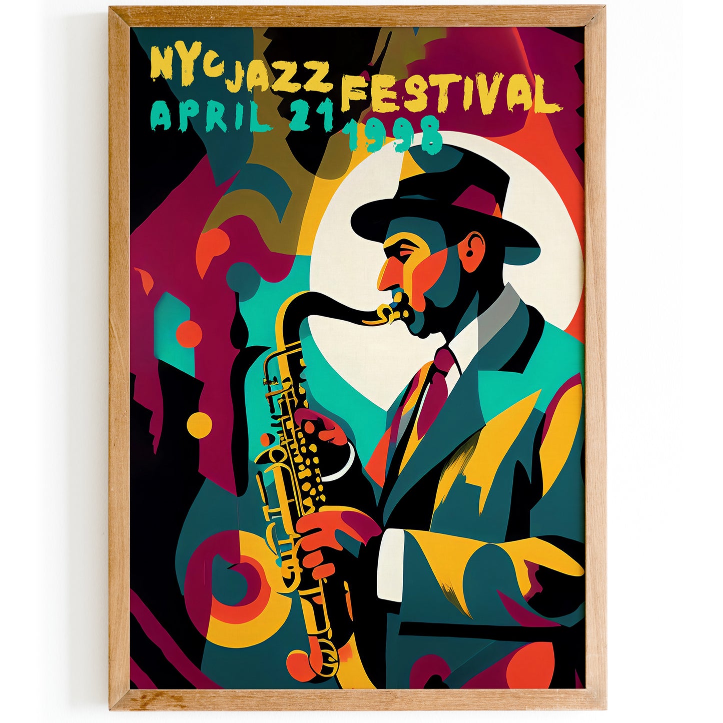 NYC Jazz Festival - 1998 Poster Reproduction