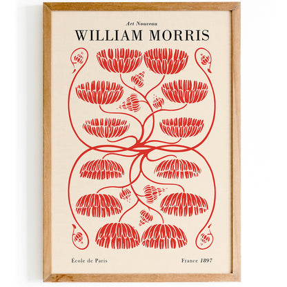 Morris Heritage Art Nouveau Botanical Poster