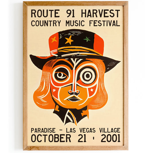 Route 91 Harvest Country Festival Poster