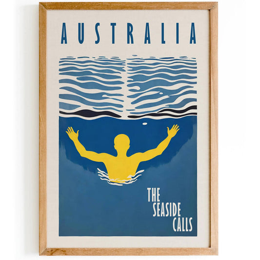 Retro Australia Poster