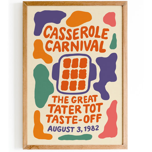 Casserole Carnival Wall Art