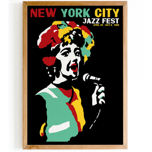 NYC Jazz Fest Vintage Poster