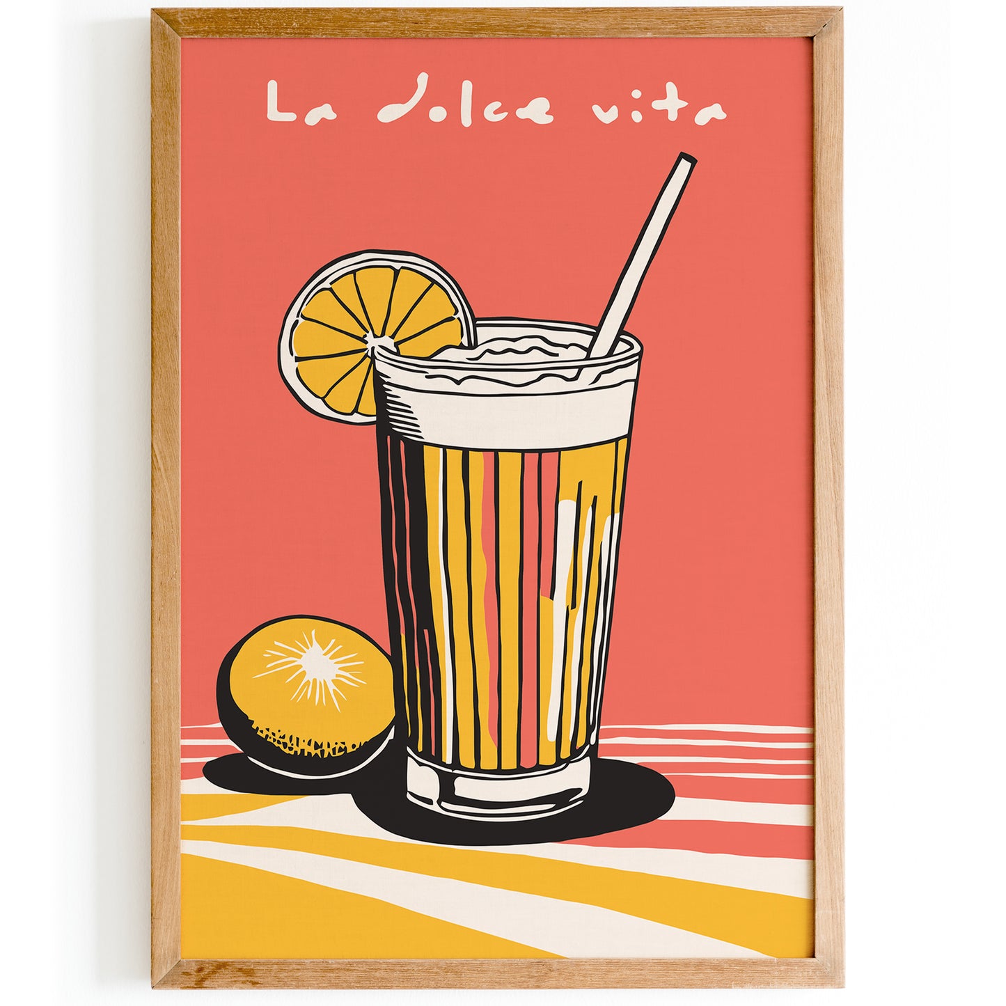 La Dolce Vita, Italian Spritz Summer Art Print