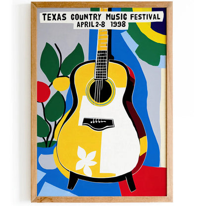 Texas Country Music Festival Poster - HypeSheriff
